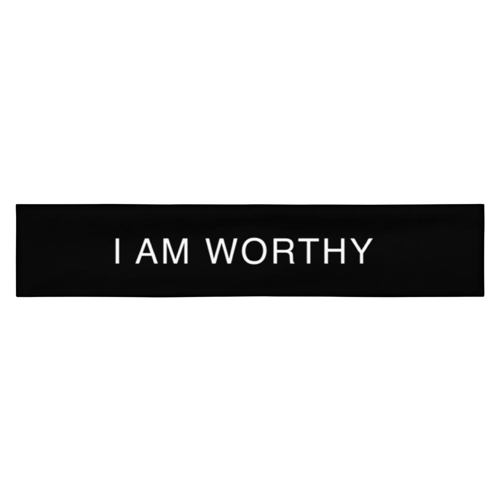 HEADSTRONG HEADBAND - I AM WORTHY AFFIRMATION