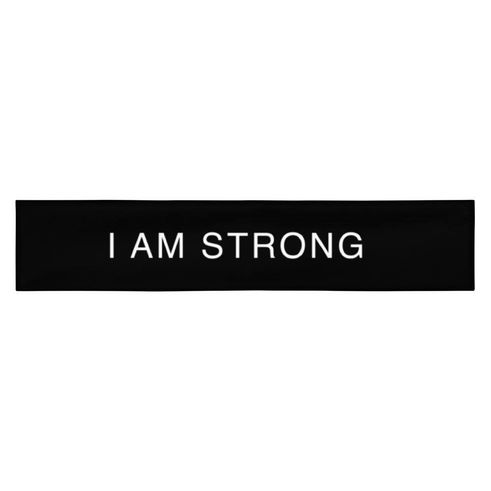 HEADSTRONG HEADBAND - I AM STRONG AFFIRMATION