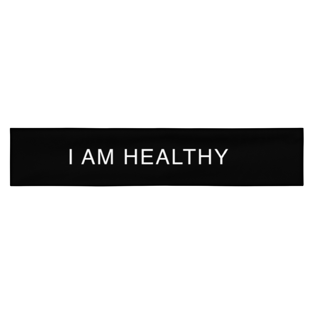 HEADSTRONG HEADBAND - I AM HEALTHY AFFIRMATION