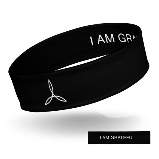HEADSTRONG HEADBAND - I AM GRATEFUL AFFIRMATION