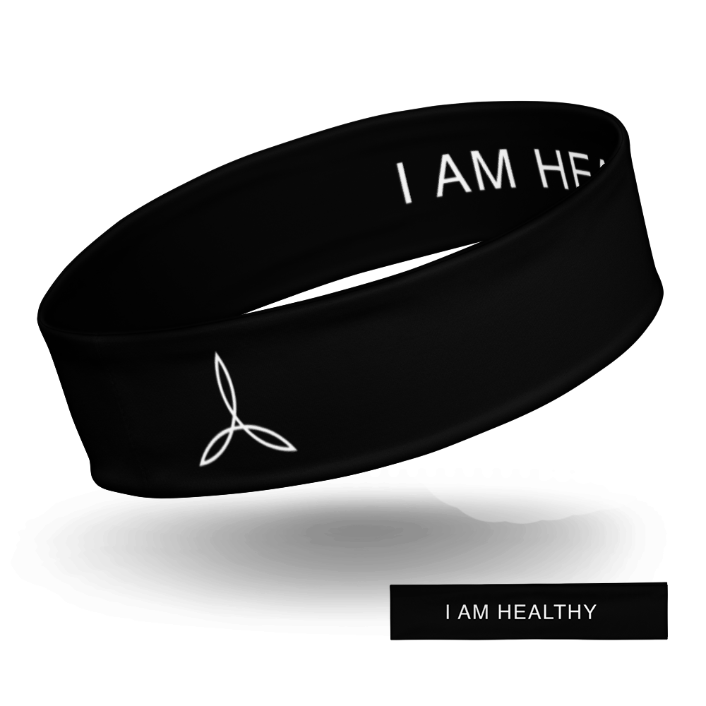 HEADSTRONG HEADBAND - I AM HEALTHY AFFIRMATION